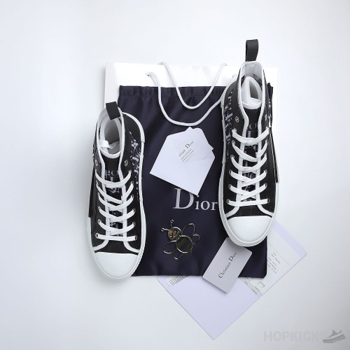 Dior B23 High Top Black White (Dot Perfect) 